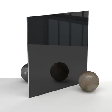 Стекло Lacobel Black для двери Zadoor-S